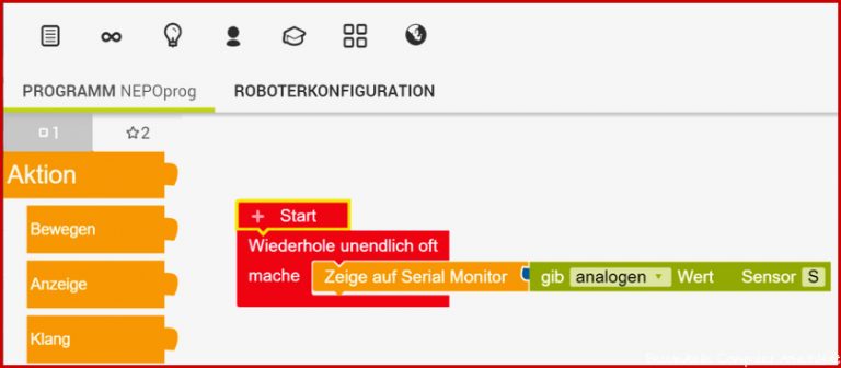 Arbeitsblatt Serial Monitor Arduino Informatik