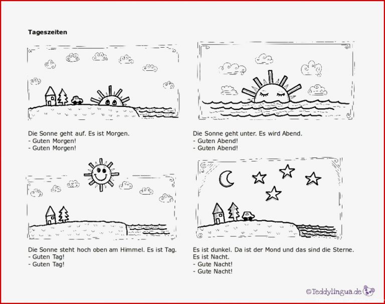 Arbeitsblatt Tag Und Nacht Neue Arbeitsblätter