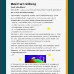 Arbeitsblatt Text Alles Klein Abschreiben Großschreibung