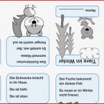 Arbeitsblatt Tiere Im Winter Kindergarten