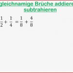 Arbeitsblatt Ungleichnamige Brüche Ad Ren Und