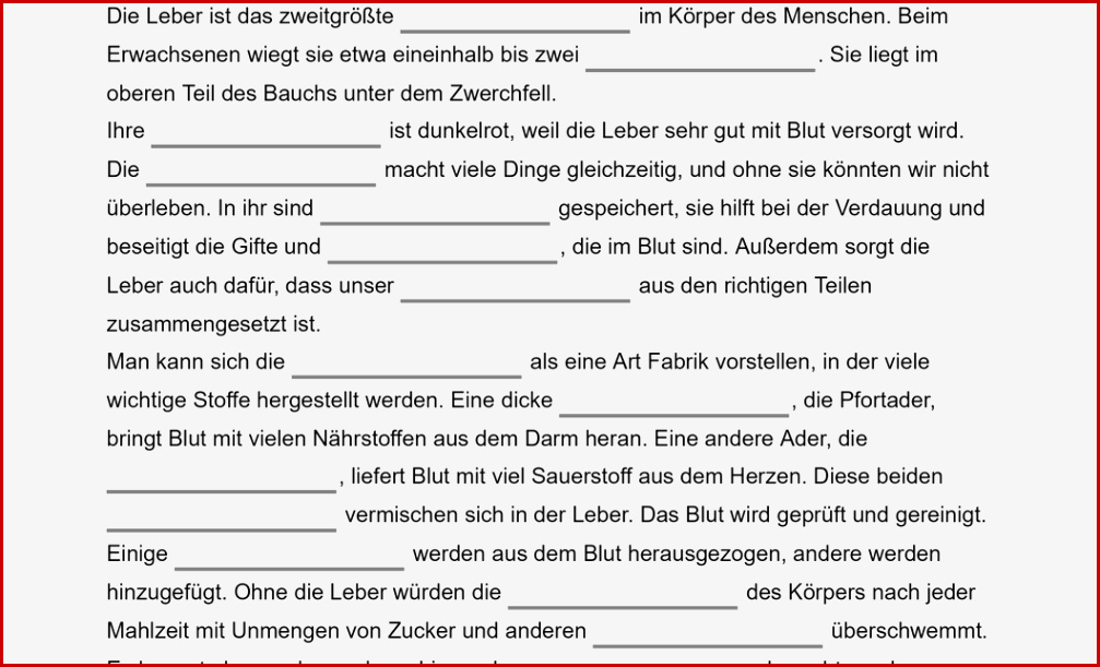 Arbeitsblatt Verdauung Der Nährstoffe Mark Clifford Schule