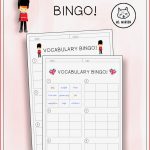 Arbeitsblatt Vocabulary Bingo – Unterrichtsmaterial Im