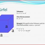 Arbeitsblatt Volumen Und Oberfläche Würfel Und Quader