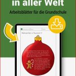 Arbeitsblatt Weihnachten In anderen Ländern Grundschule