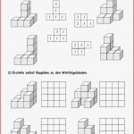Arbeitsblatt Würfelgebäude – Unterrichtsmaterial Im Fach