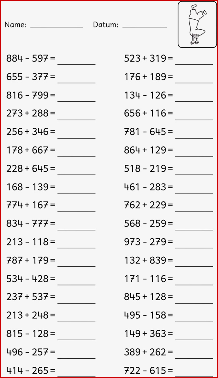 Arbeitsblatt Zahlenraum 1000 Ideen Arbeitsblätter