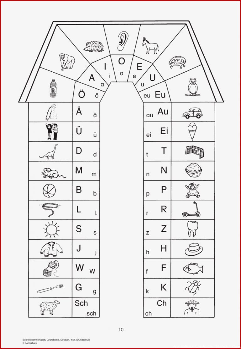 Arbeitsblatter Deutsch Klasse 1 Buchstaben Kostenlose
