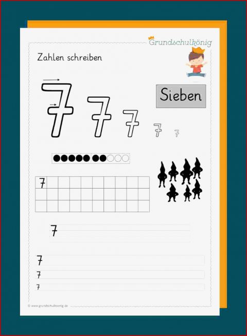 Arbeitsblatter Mathe Klasse 1 Zahlen Schreiben