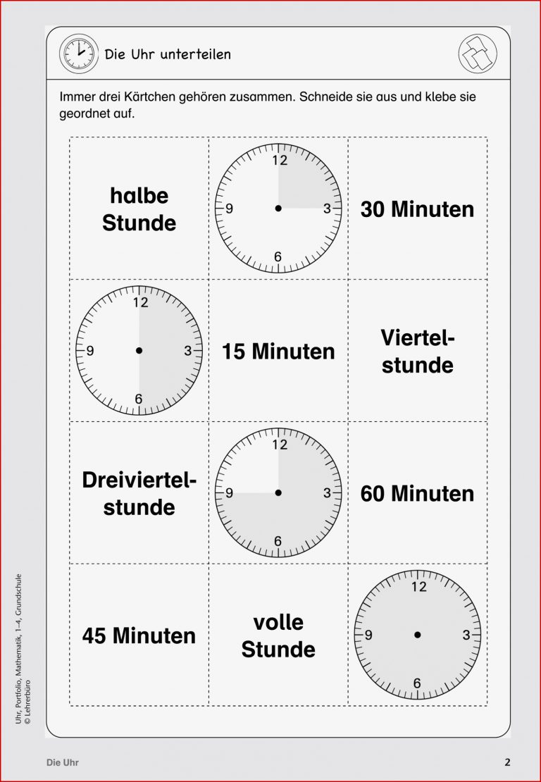 Arbeitsblatter Mathe Klasse 3 Uhrzeit Kostenlose Übungen