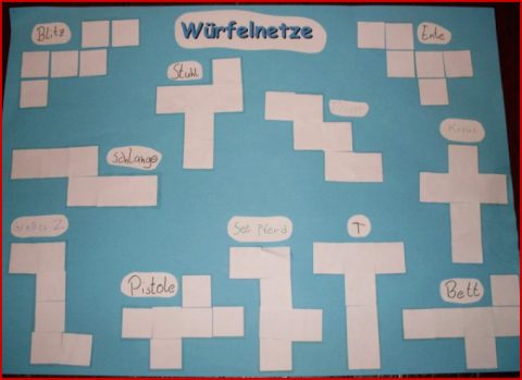 Arbeitsblatter Wurfelnetze Klasse 3 Kostenlose Übungen