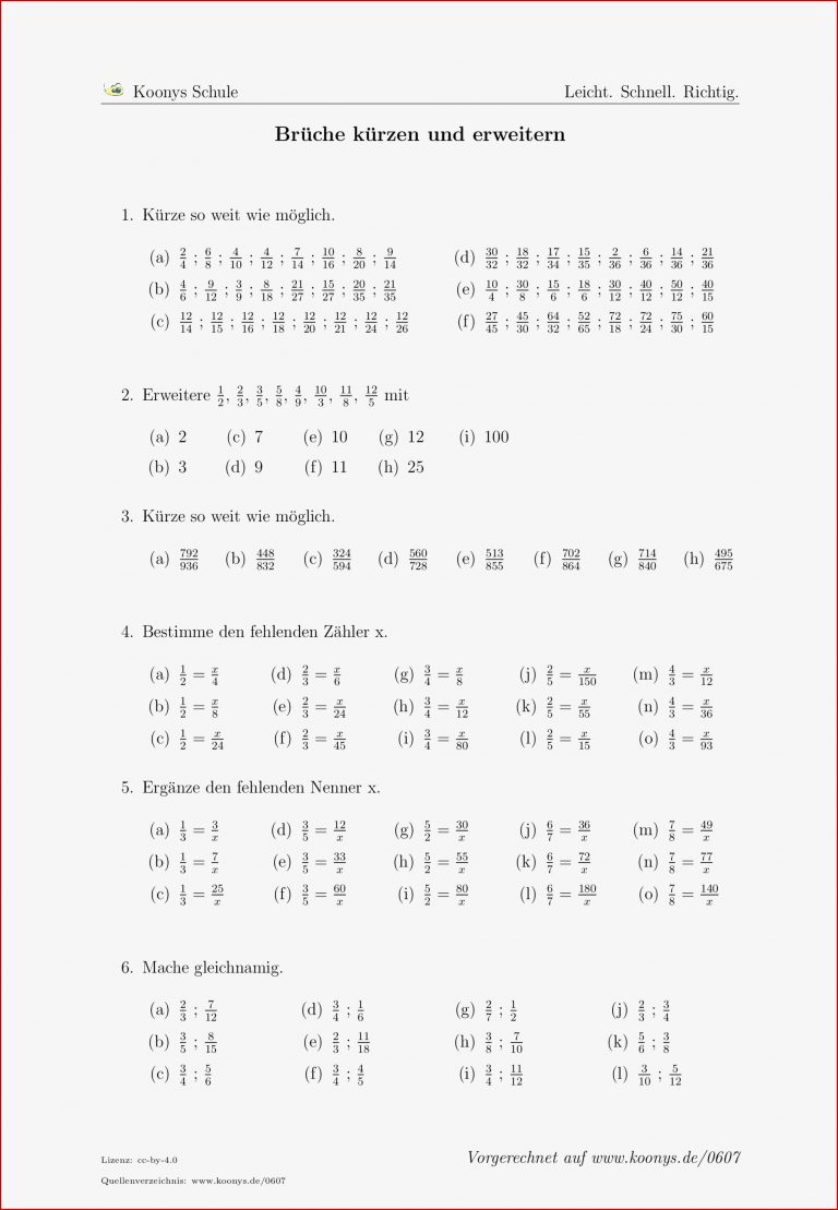 Arbeitsbl舩ter Bruchrechnen Dorothy Meyer Grundschule