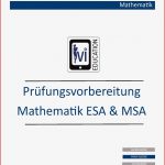 Arbeitsheft Zur Prüfungsvorbereitung Mathematik Esa Und Msa