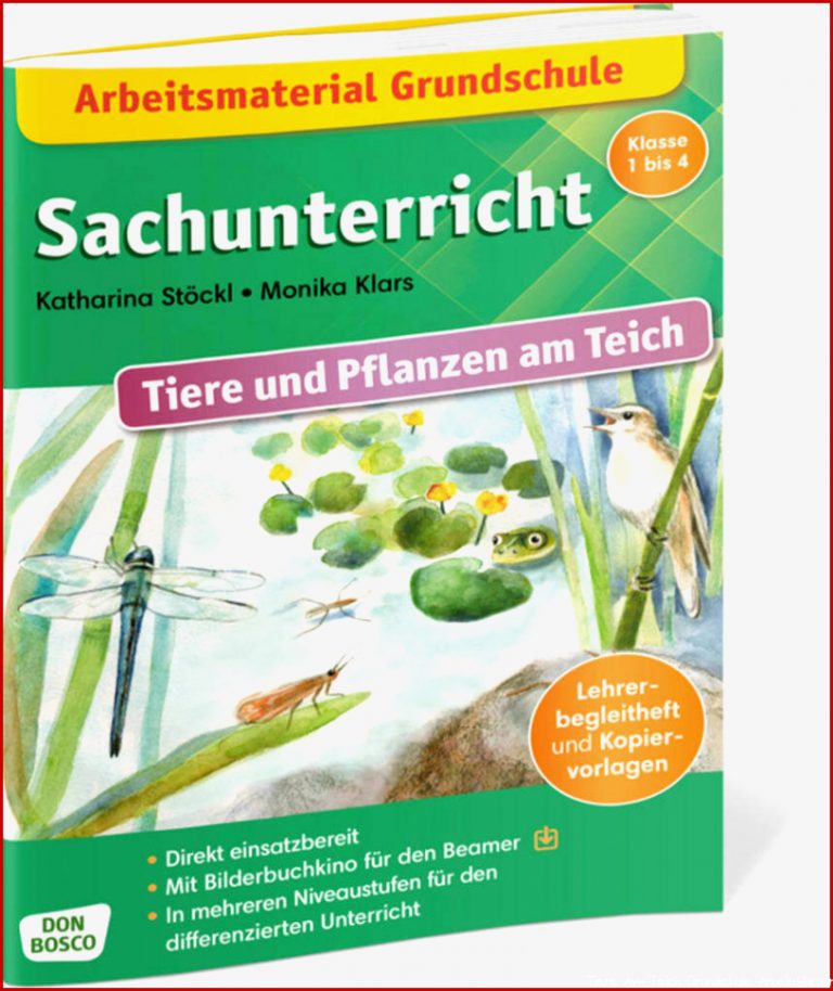 Arbeitsmaterial Grundschule Sachunterricht Tiere und