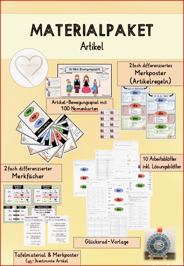 Artikel MATERIALPAKET