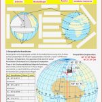 Atlasarbeit – orientierung Und Suche Mit Gradnetz Und