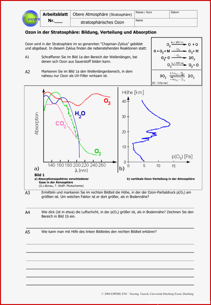 Atmosphäre Aufbau Arbeitsblatt Debbie Preston Schule