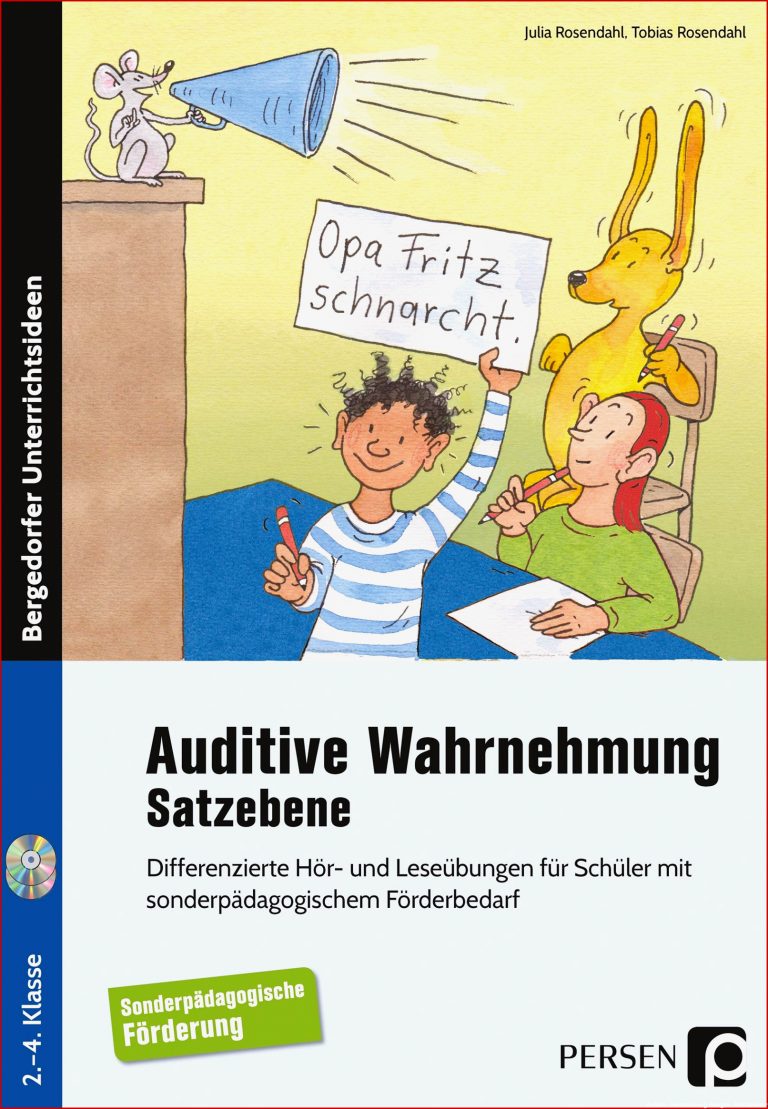 Auditive Wahrnehmung Satzebene Buch Inkl Audio Cds 2