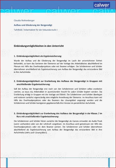 aufbau bergpredigt arbeitsblatt Aufbau Der Bergpredigt Arbeitsblatt Lösung
6 Unvergleichlich Aufbau Bergpredigt Arbeitsblatt Sie Müssen Es Heute