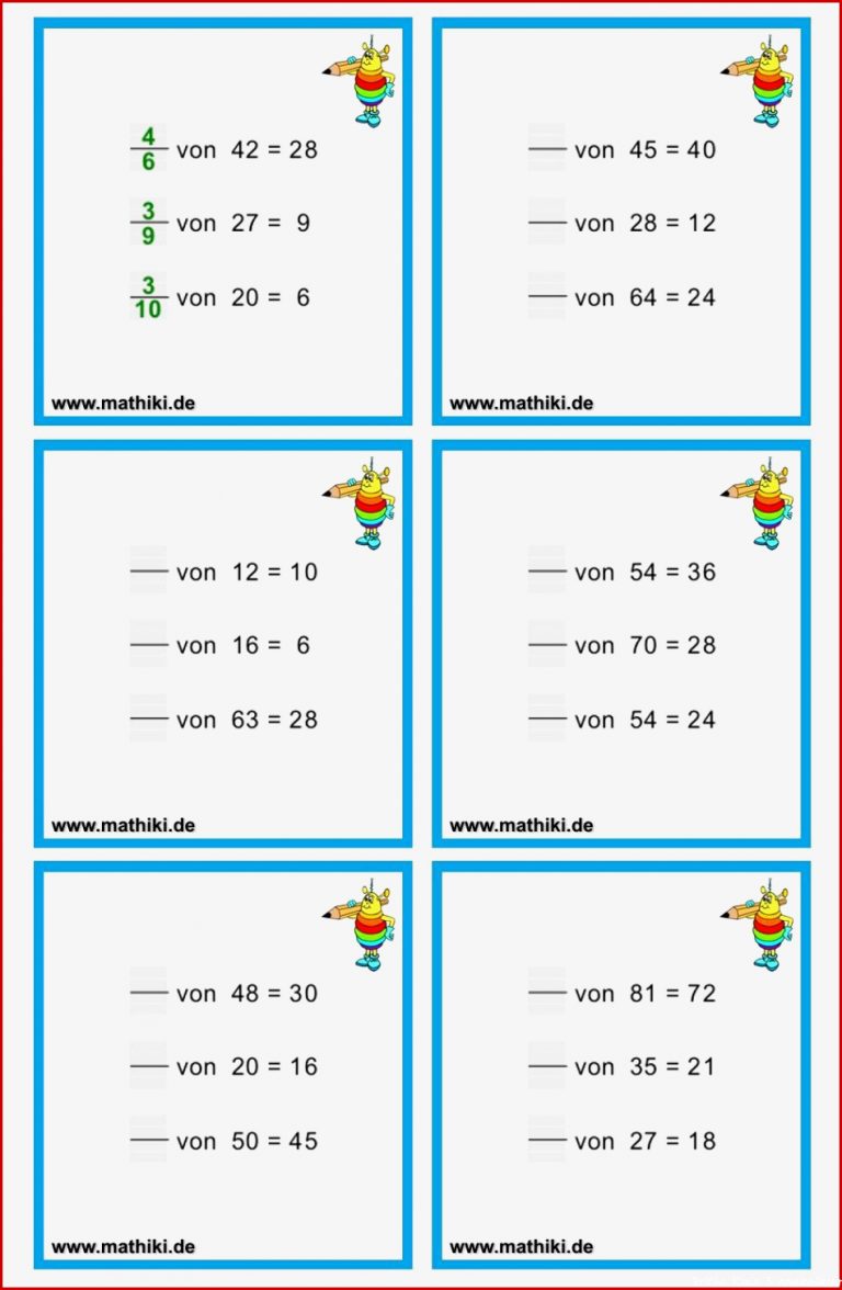 Aufgaben Bruchrechnen 5 Klasse Arbeitsblätter Kostenlos