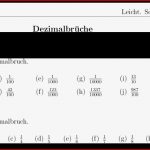 Aufgaben Dezimalbrüche Mit Lösungen
