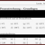 Aufgaben Prozentrechnung Grundlagen Mit Lösungen