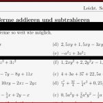 Aufgaben Terme Ad Ren Und Subtrahieren Mit Lösungen