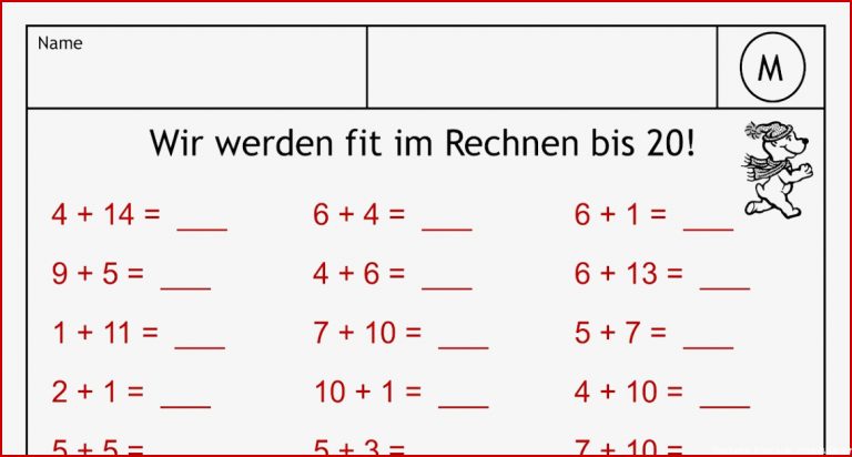 Ausdrucken Rechnen 1 Klasse Arbeitsblätter Kostenlos