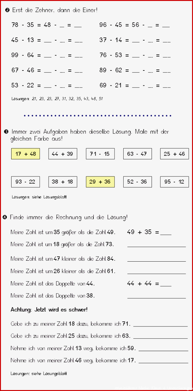 Ausmal Arbeitsblätter In Mathematik Arbeitsblatt