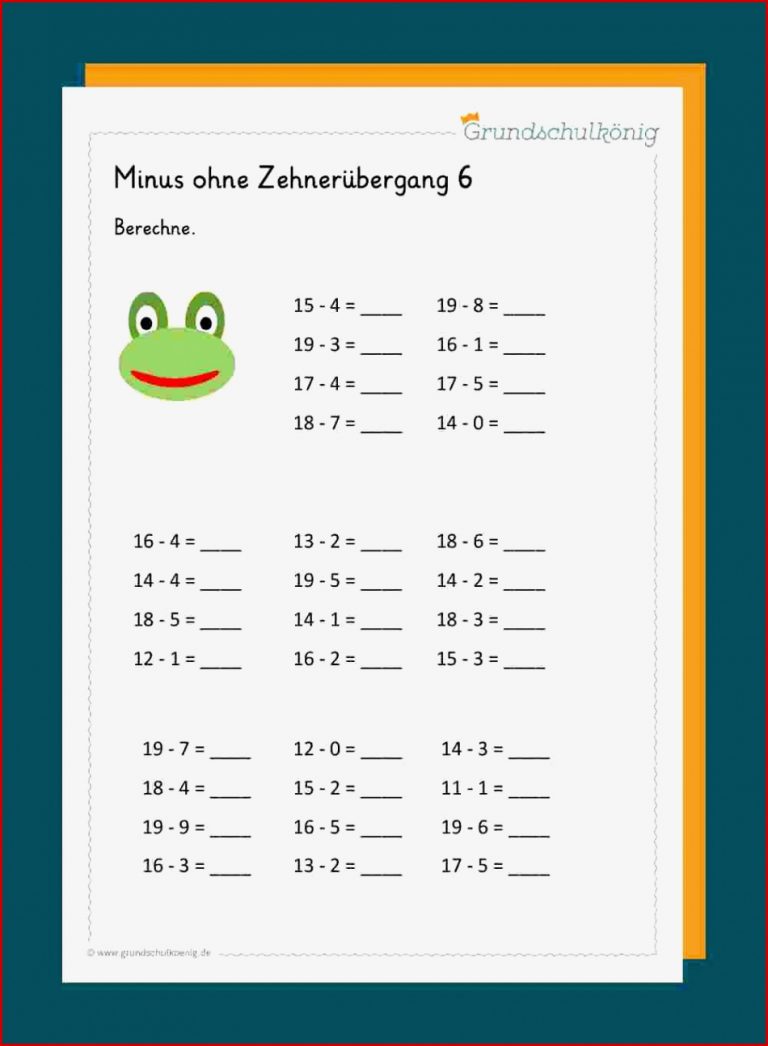 Ausmal Arbeitsblätter In Mathematik Grundschule