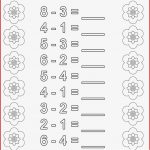 Ausmalbild Rechnen Lernen Subtraktion Arbeitsblatt 6