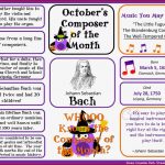 Bach Poser Of the Month October Bulletin Board Kit