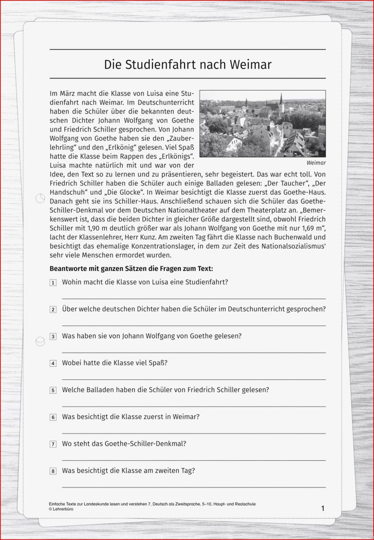 Balladen Klasse 7 Arbeitsblätter Worksheets