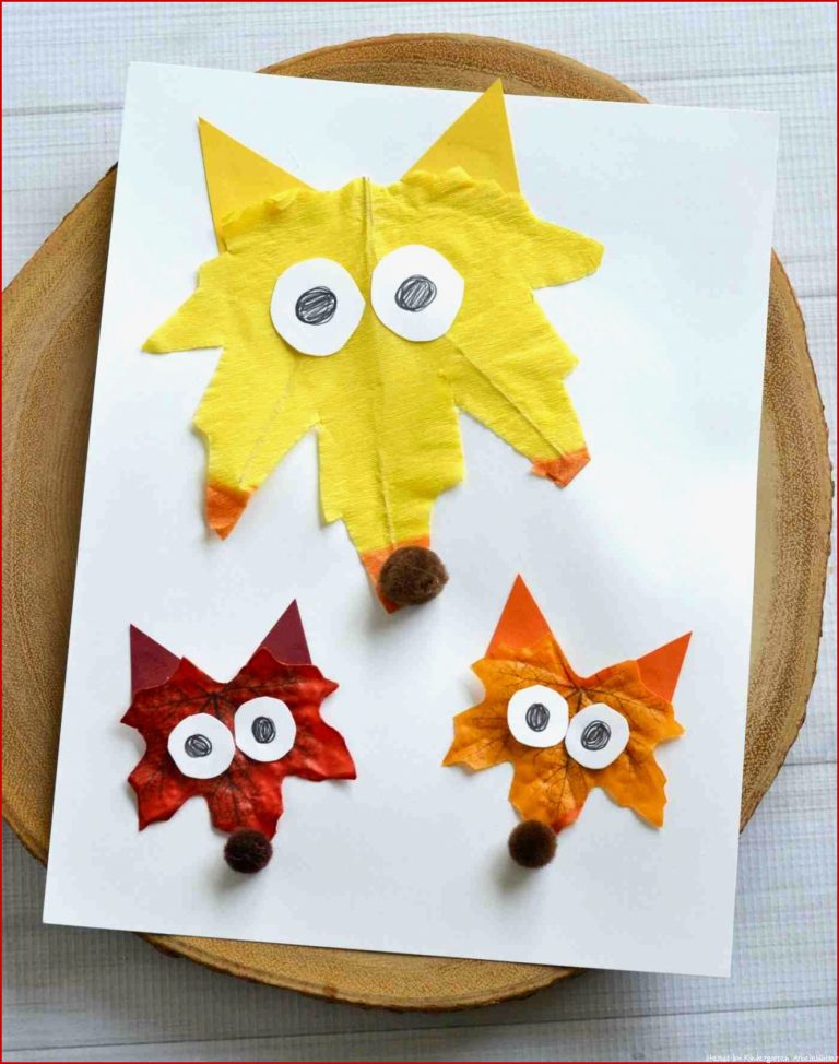 Bastelideen für den Herbst im Kindergarten 11 kreative