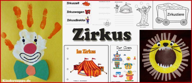 Basteln Thema Zirkus