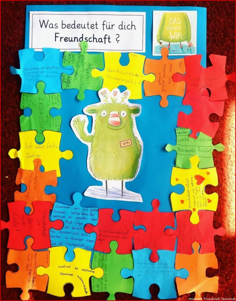 Basteln Zum Thema Freundschaft Grundschule – Best Trend