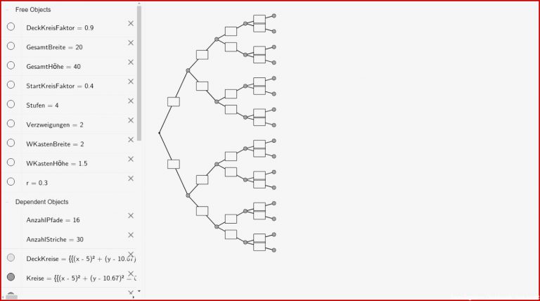 Baumdiagrammgenerator – Geogebra