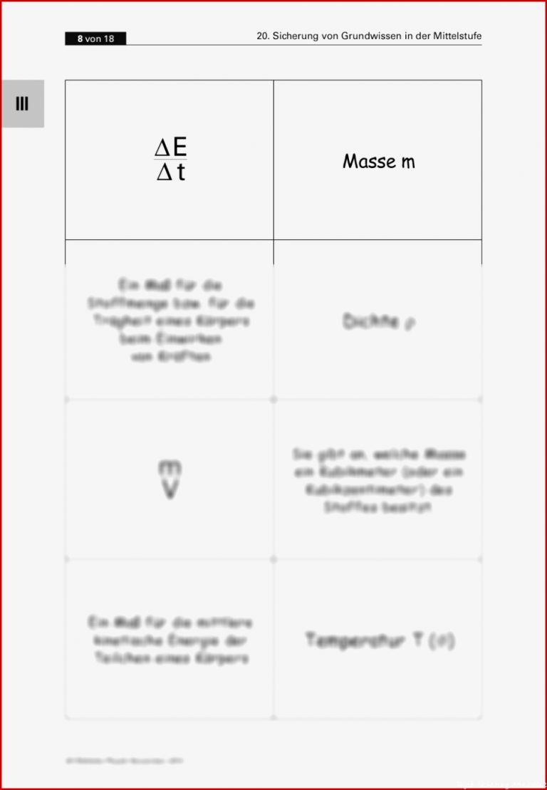 Bausteine Zur Sicherung Von Grundwissen In Der Mittelstufe