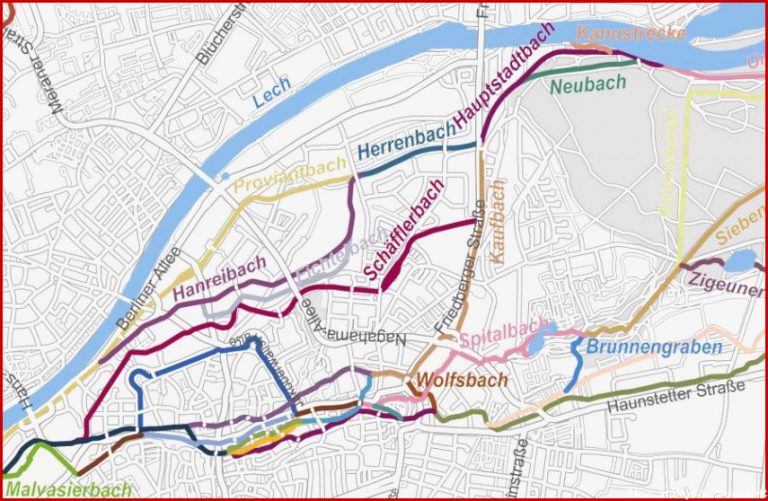 Bayern Flüsse Karte Schule Flüsse in Bayern von sluyts