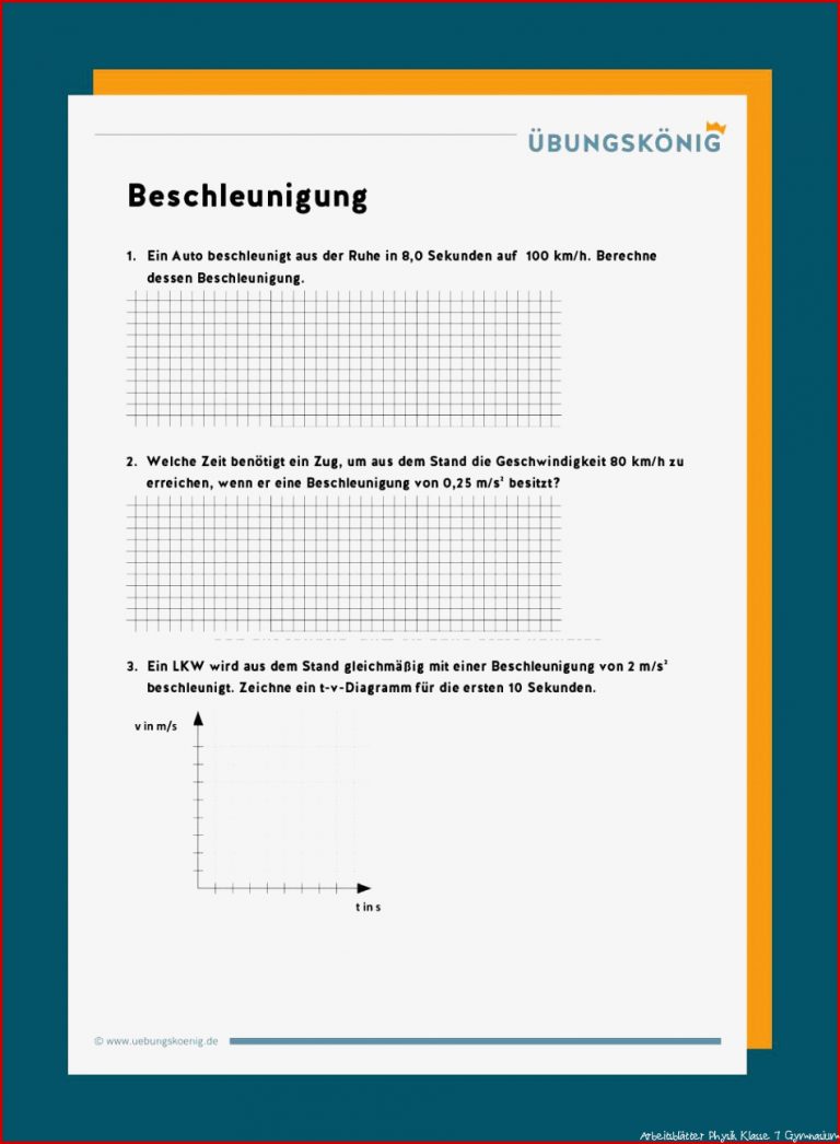 Beschleunigung