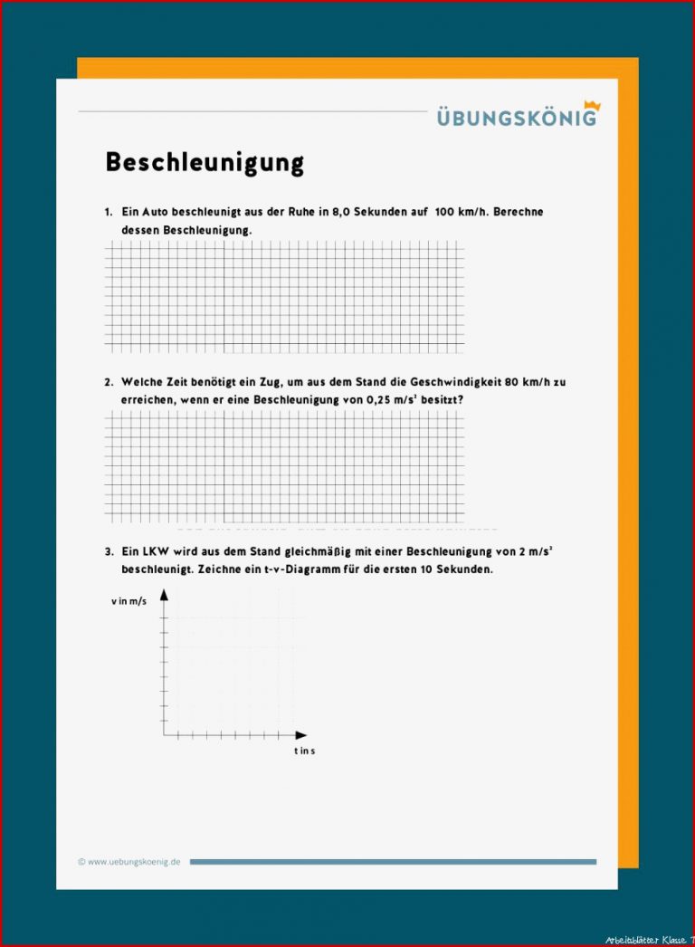 Beschleunigung