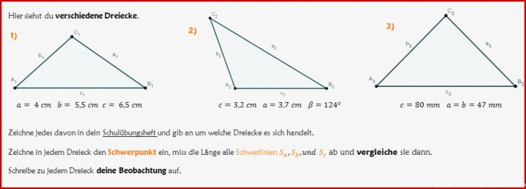 Besondere Punkte des Dreiecks Lernpfad