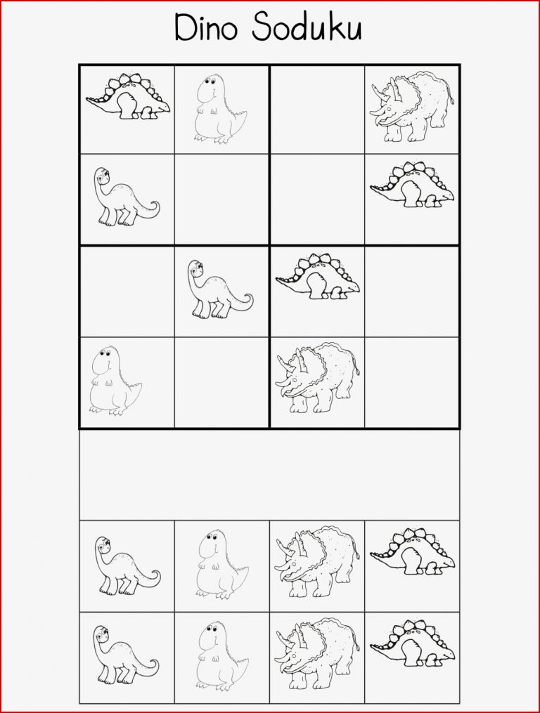 Bildergebnis für dino Sudoku