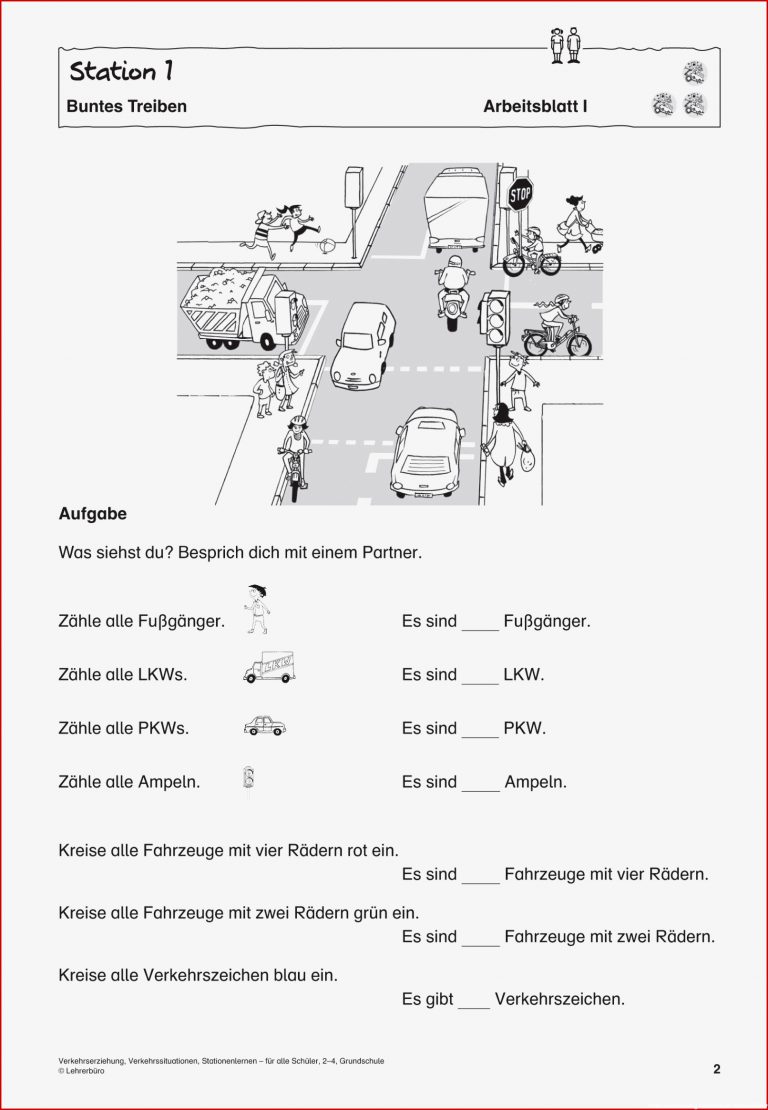 Bildergebnis für verkehrszeichen schule arbeitsblätter