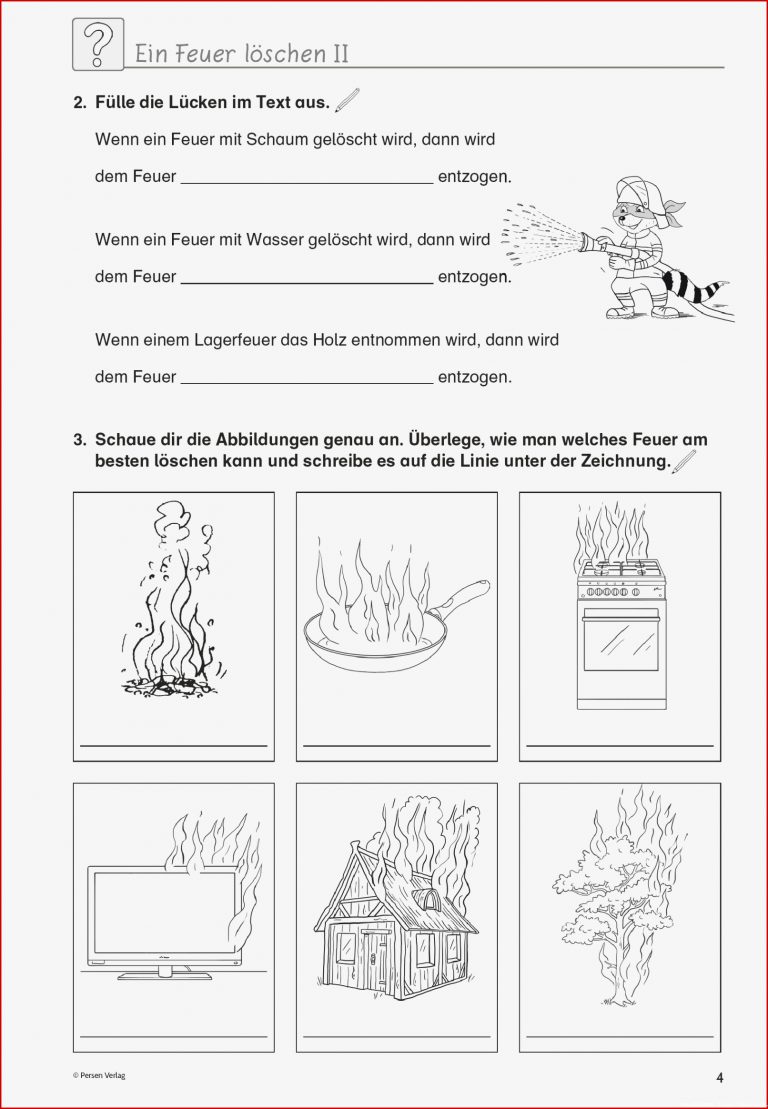 Bildergeschichte Feuerwehr Grundschule Lehrplan Fur Die