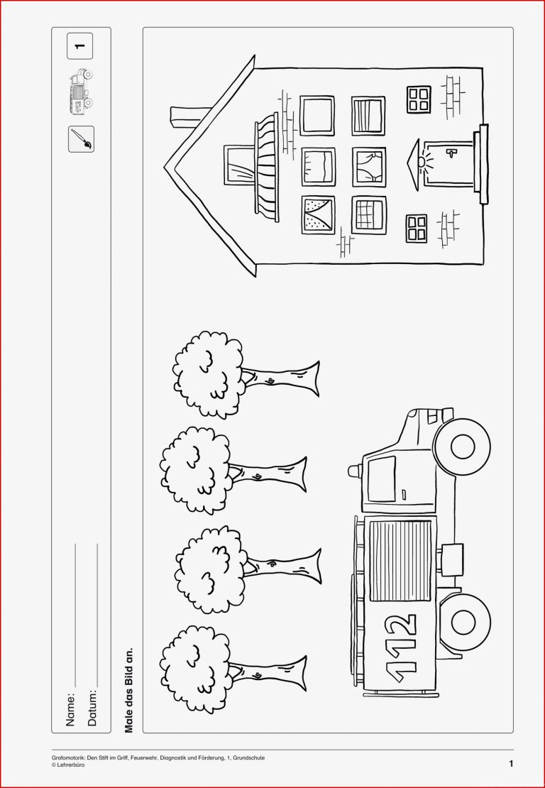 Bildergeschichte Feuerwehr Grundschule Lehrplan Fur Die