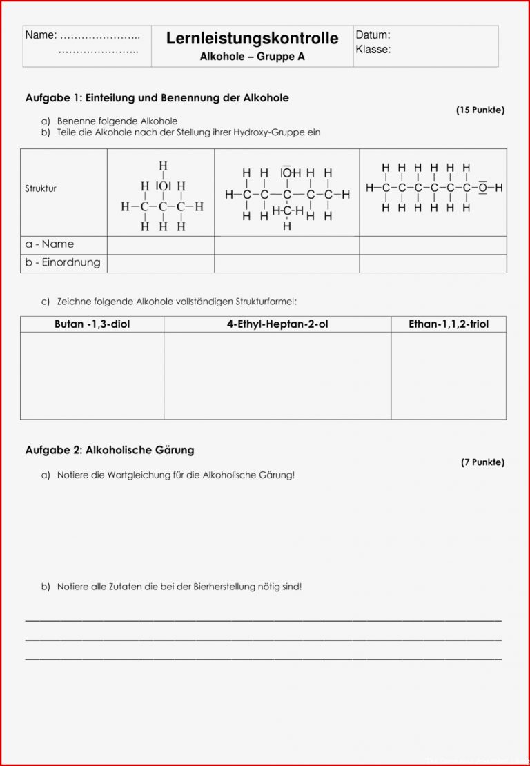 Bildung Und Benennung Von Salzen Arbeitsblatt Lösung