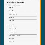 Binomische formeln