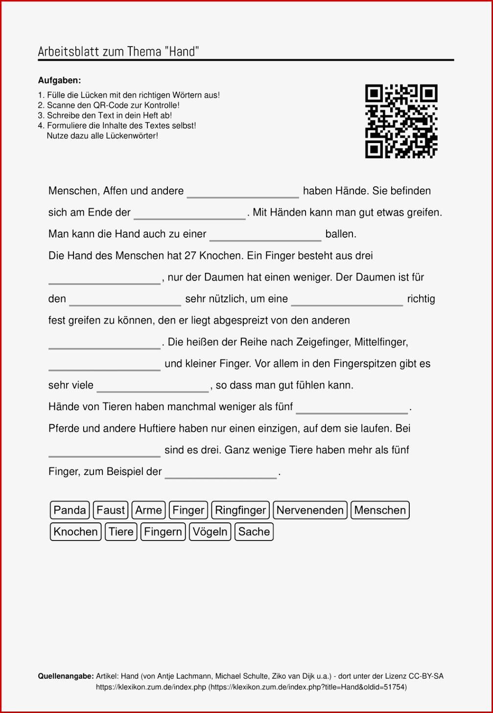 Biologie Gelenke Arbeitsblätter Worksheets