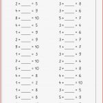 Bis 10 Arbeitsblätter Rechnen 1 Klasse Arbeitsblätter